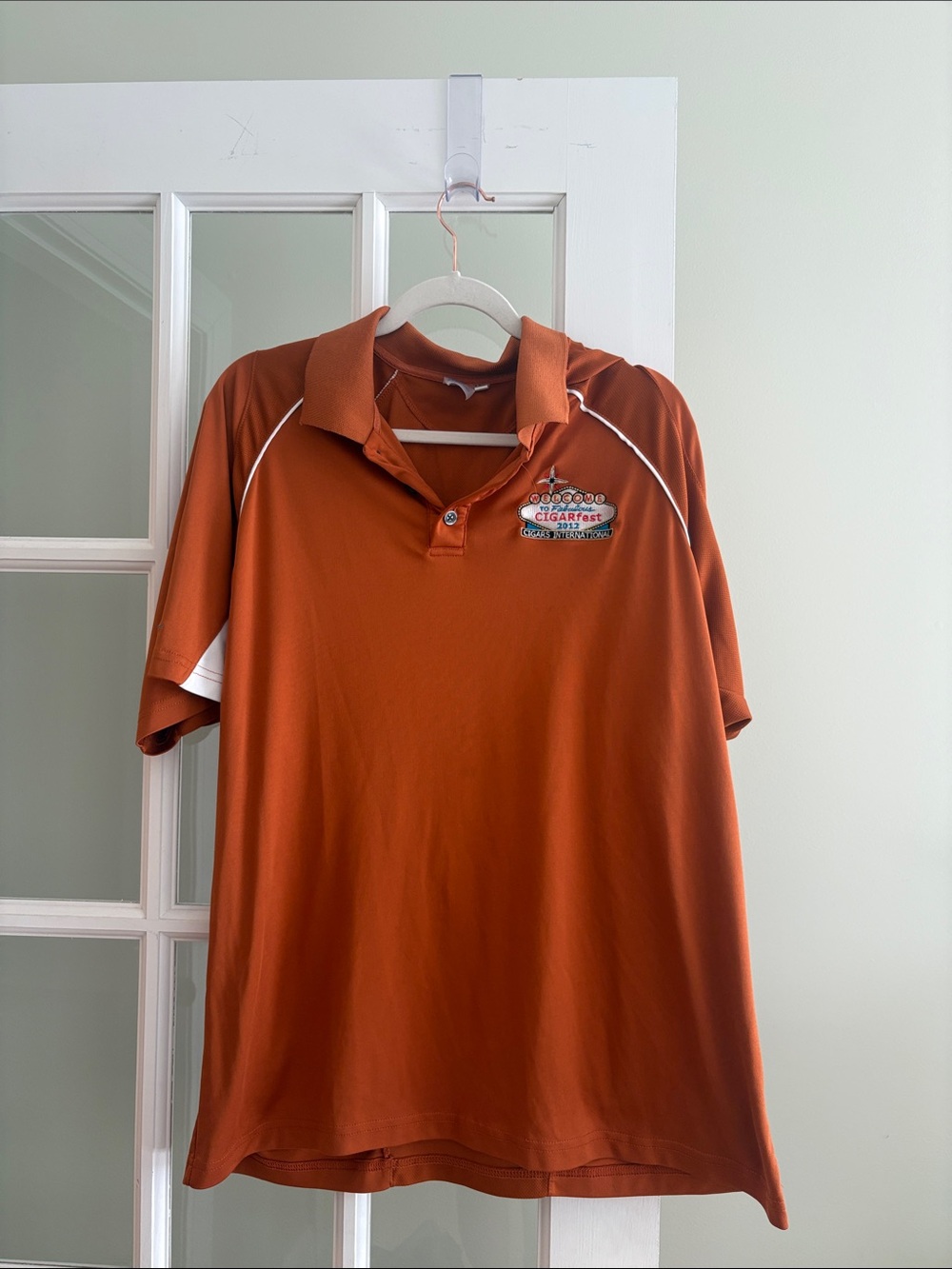 CigarFest Men's Polo Shirt - Burnt Orange